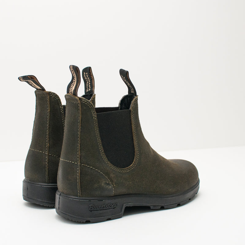 Bota Blundstone 1615 Women's Originals Suede Boots - Dark Olive