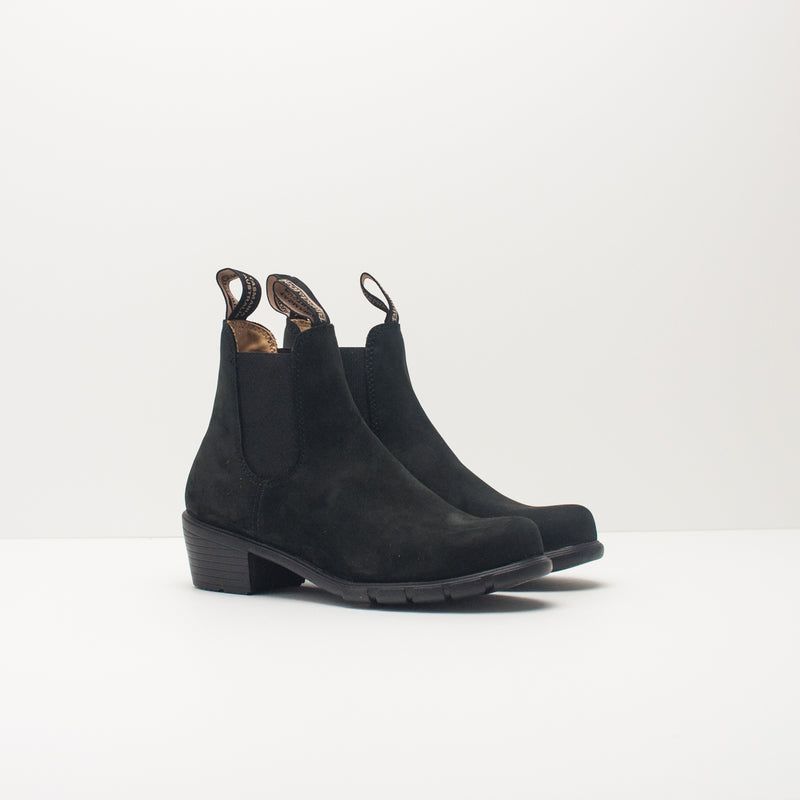 BOTA - BLUNDSTONE -1960 LADY HEEL BLACK NUBUCK