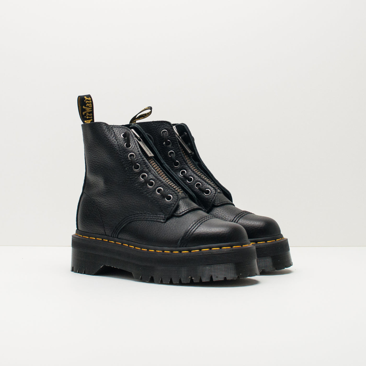 Buy boots online dr. martens 8 eye aunt sally black 22564 001 Moksin Moksin