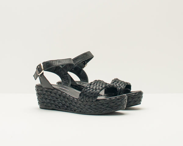 SEIALE -SANDALS - CAINZO BLACK