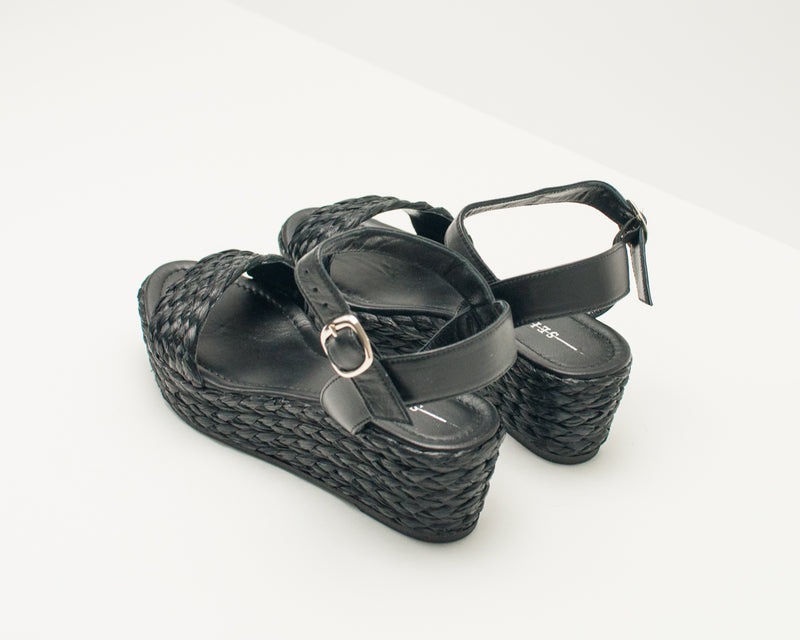 SEIALE -SANDALS - CAINZO BLACK