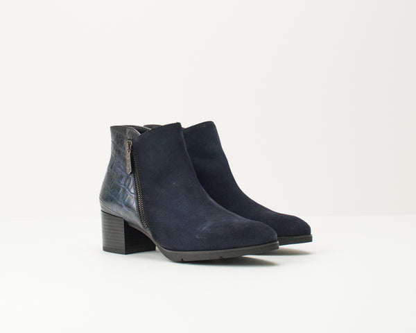 SEIALE - MID HEEL BOOTIES - COCOTE BLUE