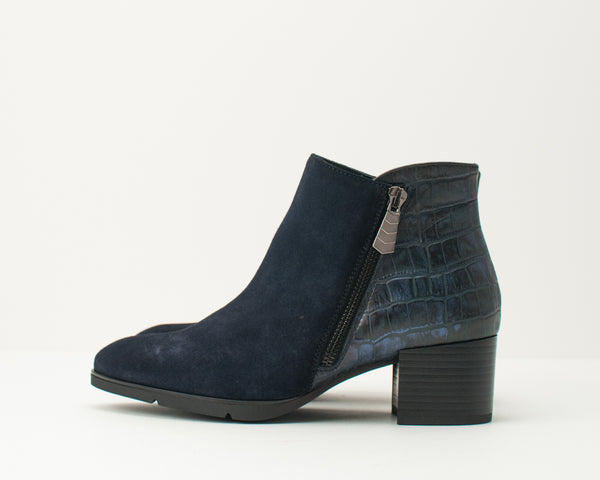 SEIALE - MID HEEL BOOTIES - COCOTE BLUE