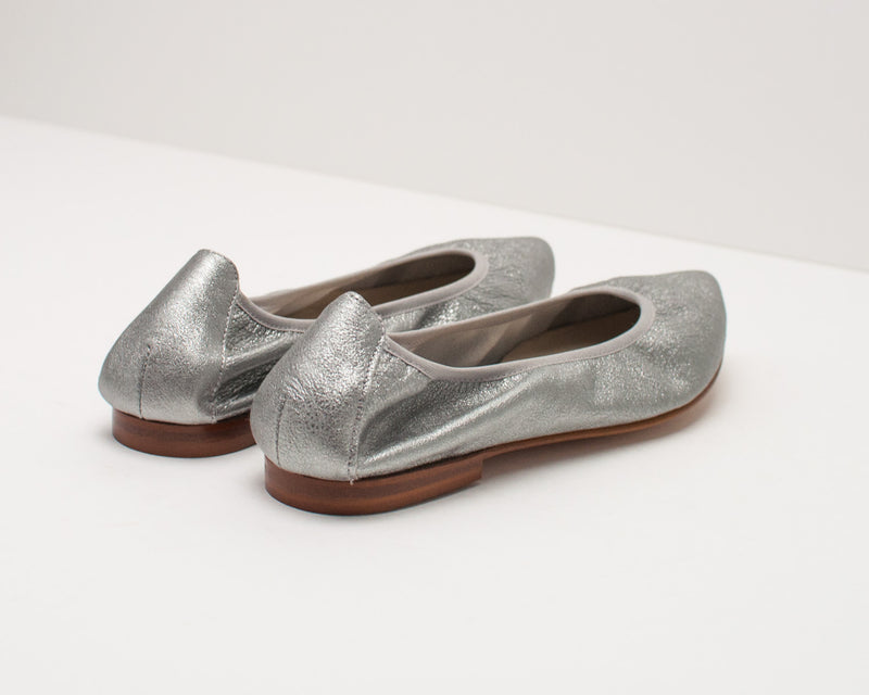 SEIALE - BALLETS PUMPS - COROZA SILVER