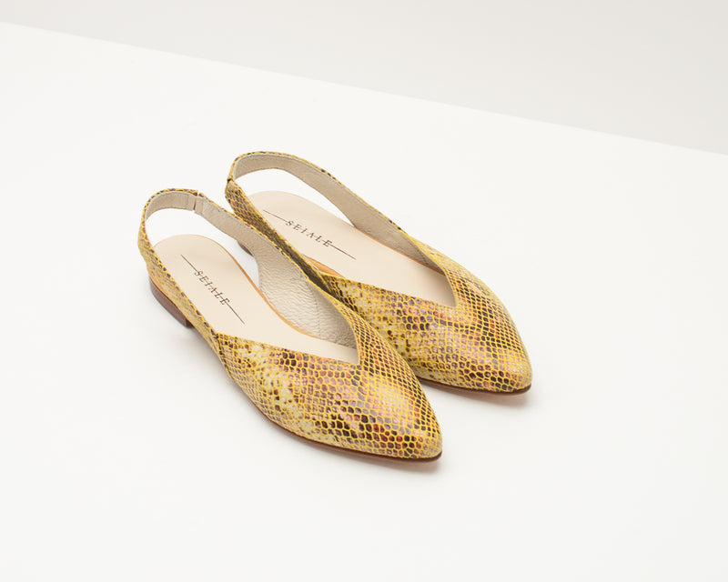 SEIALE - BALLETS PUMPS - CORREA YELLOW