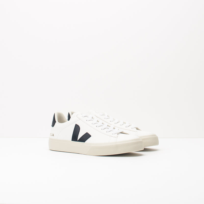 VEJA - SNEAKERS - CP051537 CAMPO CHROMEFREE EXTRA WHITE BLACK