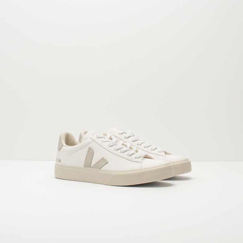 SNEAKERS - VEJA - CAMPO EXTRA WHITE NATURAL SUEDE CP052429