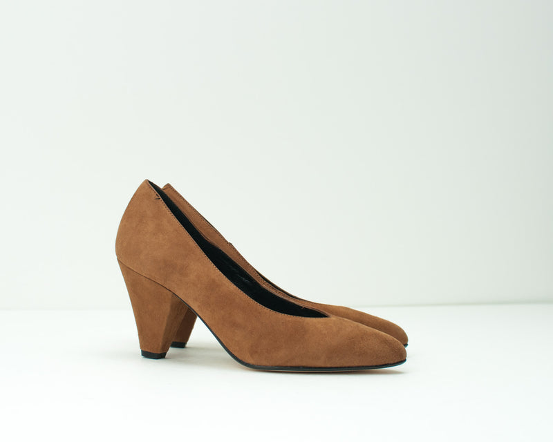 SEIALE - MID HEEL SHOES - CRISTA CAMEL