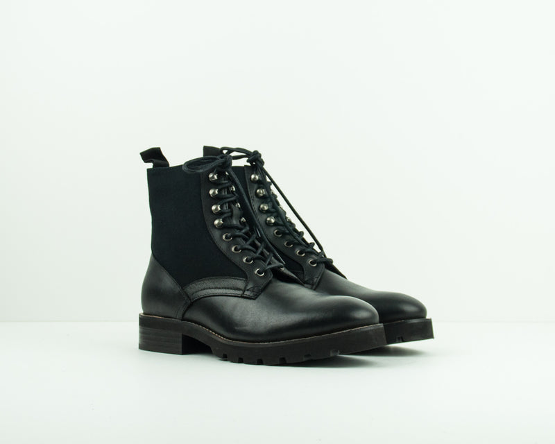 HUDSON - PLAIN TOE LACE UP BOOT - ELMORE