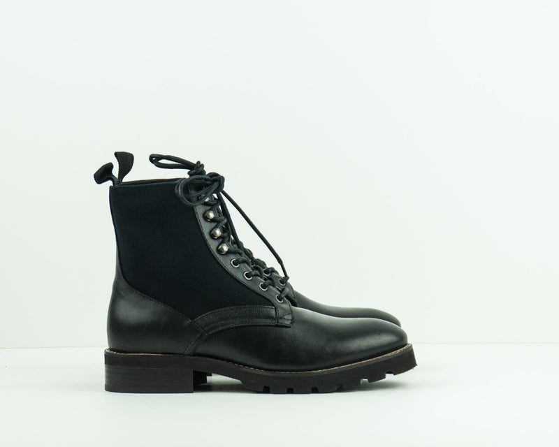 HUDSON - PLAIN TOE LACE UP BOOT - ELMORE