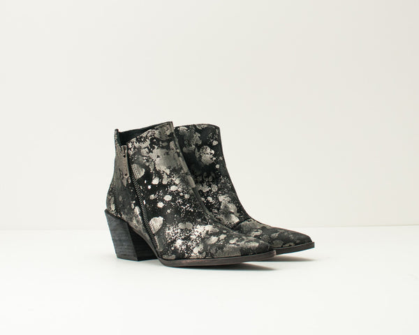 VERACRUZ - MID HEEL LEATHER ANKLE BOOTS - LINCE