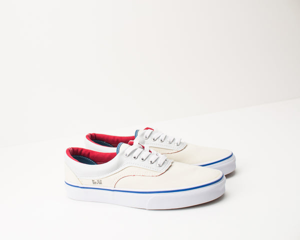 VANS - SHOES - ERA OUTSIDE IN NATURAL STV NAVY RED VA38FRVME