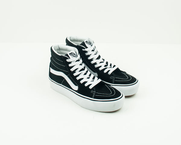 ZAPATILLA - VANS -  UA SK8 HI PLATFORM 2 BLACK TRUE WHITE VN0A3TKN6BT1