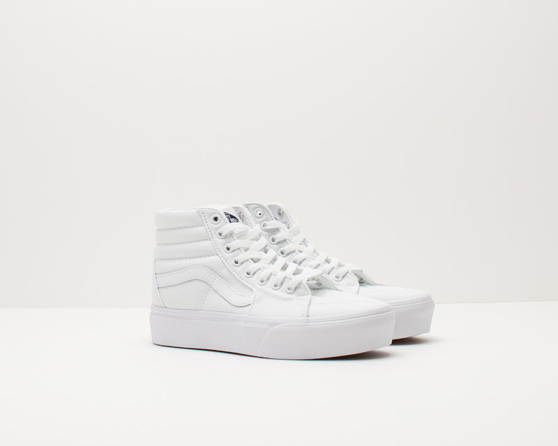 ZAPATILLA - VANS - UA SK8 HI PLATFORM 2.0 TRUE WHITE VN0A3TKNQLZ1