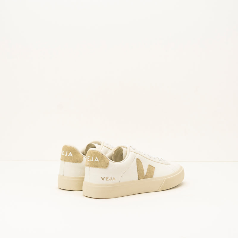 ZAPATILLA - VEJA - CAMPO CHROMEFREE LEATHER EXTRA WHITE ALMOND-4