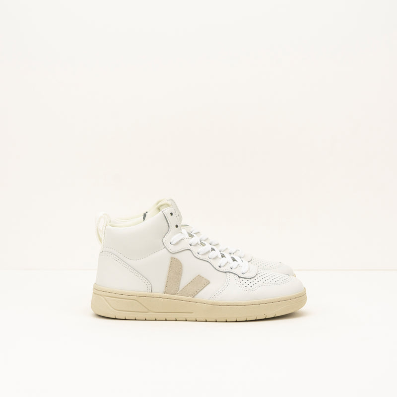 ZAPATILLA - VEJA - V-15 LEATHER EXTRA WHITE NATURAL-3