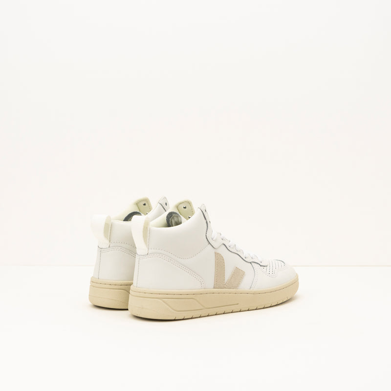 ZAPATILLA - VEJA - V-15 LEATHER EXTRA WHITE NATURAL-4